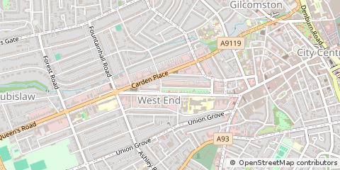 Map of Aberdeen
