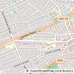 Map of Aberdeen