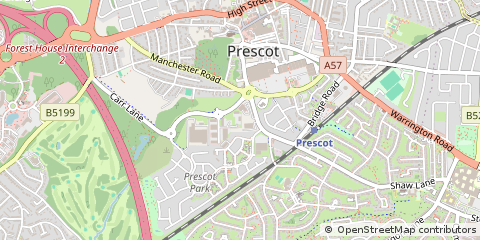 Map of Prescot