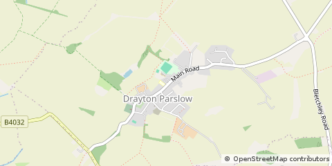 Map of Milton Keynes, Buckinghamshire