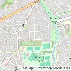 Map of Leeds, West Yorkshire