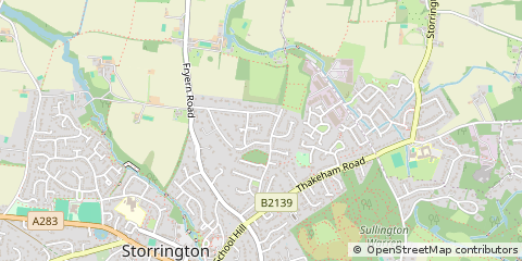 Map of West Sussex