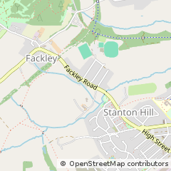 Map of Sutton-in-Ashfield, Nottinghamshire