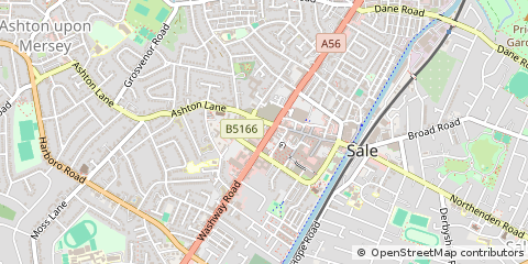 Map of Sale, Cheshire