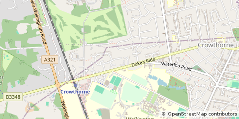 Map of Crowthorne