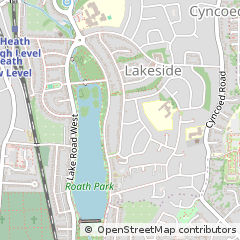Map of Cardiff