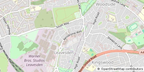 Map of Watford, Hertfordshire