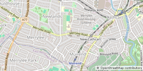 Map of Glasgow