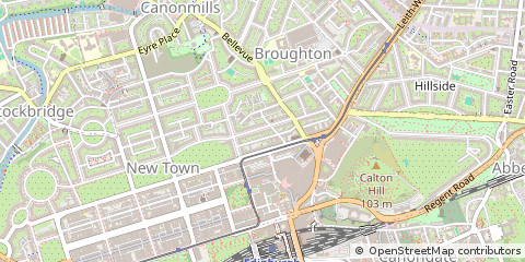 Map of Edinburgh, Midlothian
