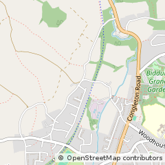 Map of Gillow Heath, Staffordshire
