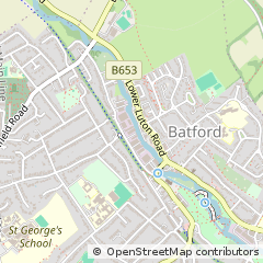 Map of Harpenden, Herts
