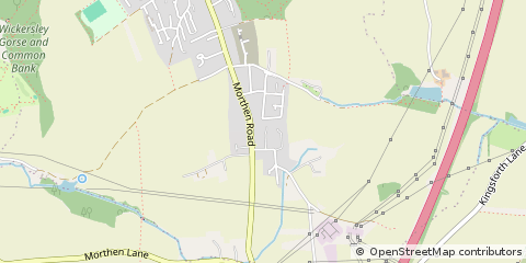 Map of Rotherham