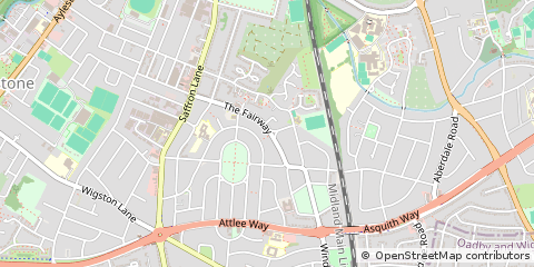 Map of Leicester