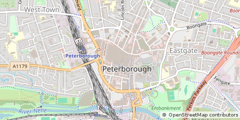 Map of Peterborough