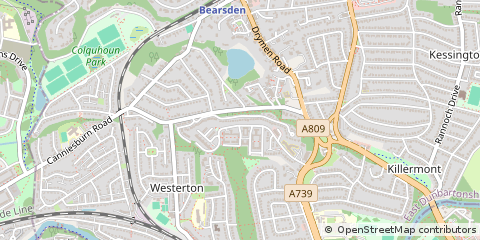 Map of Glasgow,