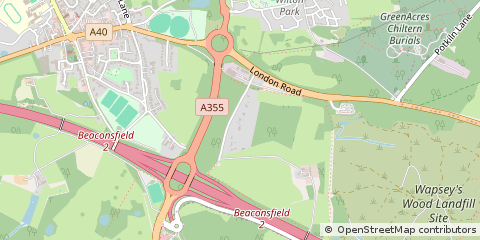 Map of Beaconsfield, Bucks