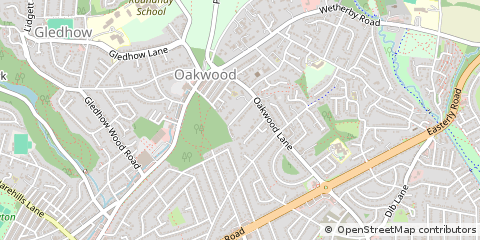 Map of Leeds