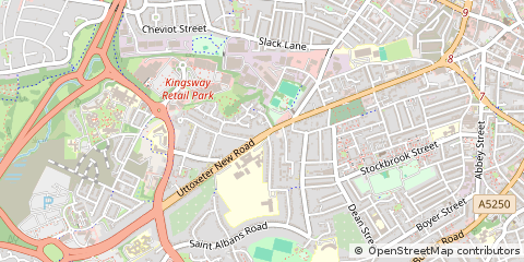 Map of Derby