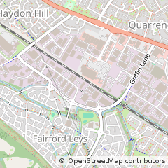 Map of Aylesbury, Buckinghamshire