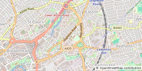 Map of Bristol