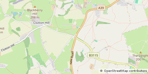 Map of Bath, Somerset