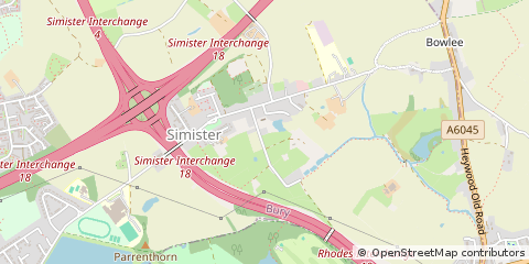 Map of Manchester