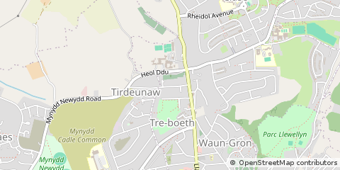 Map of Swansea