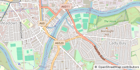 Map of Nottingham