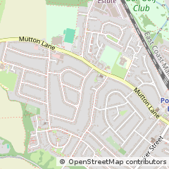 Map of Potters BAR, Hertfordshire