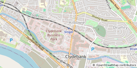 Map of Clydebank