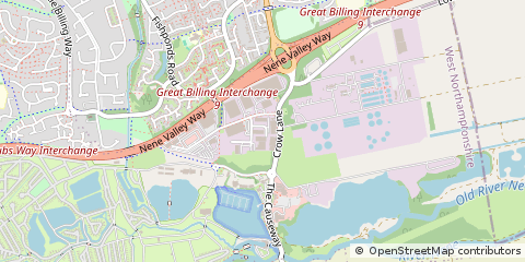 Map of Northampton, Northamptonshire