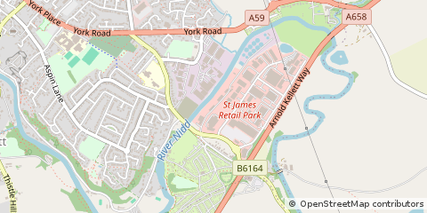 Map of Knaresborough, North Yorkshire