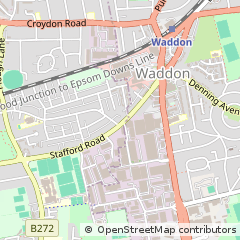 Map of Croydon