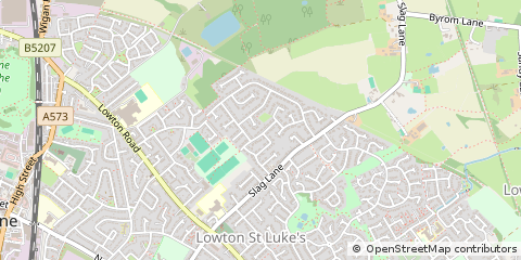 Map of Warrington, Cheshire
