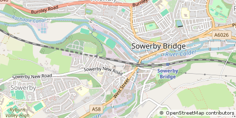 Map of West Yorkshire