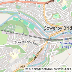 Map of West Yorkshire