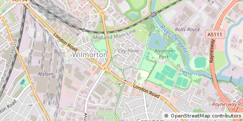 Map of Derby