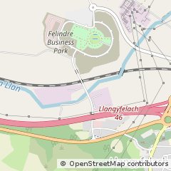 Map of Swansea, West Glamorgan