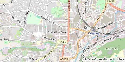 Map of Keighley