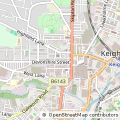 Map of Keighley