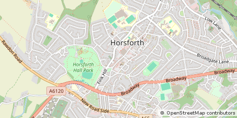 Map of Leeds