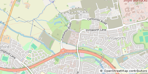 Map of Gloucester, Gloucestershire