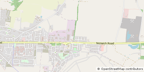 Map of Watton, Norfolk