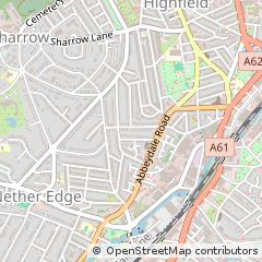 Map of Sheffield