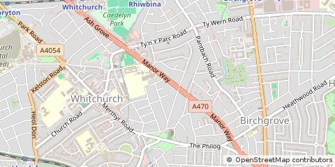 Map of Cardiff
