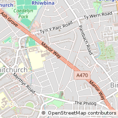 Map of Cardiff