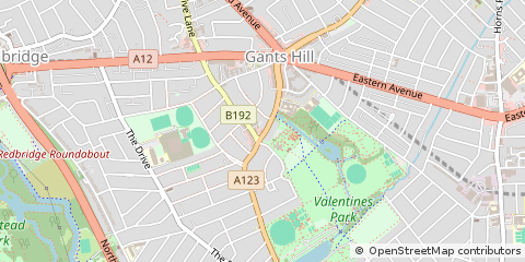 Map of Ilford