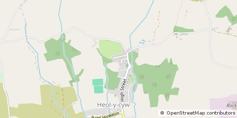 Map of Bridgend
