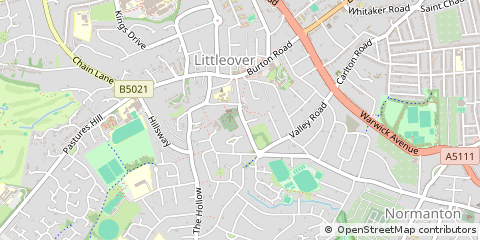 Map of Derby
