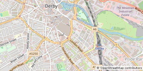 Map of Derby